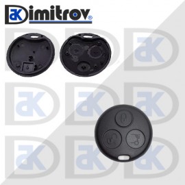 Кутийка ключ 3 бутона Smart City Coupe Cabrio Crossblade Fortwo Forfour Roadster
